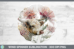 GorgeousAnimals Autumn Floral  Wind Spinner design.