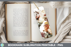 GorgeousAnimals Autumn Floral  Bookmark design.