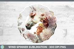 GorgeousAnimals Autumn Floral  Wind Spinner design.