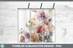 GorgeousAnimals Autumn Floral  Tumbler design.