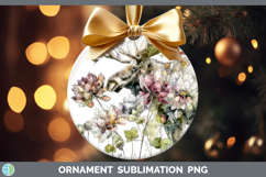 GorgeousAnimals Autumn Floral  Ornament design.