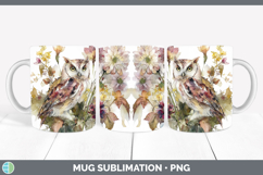 GorgeousAnimals Autumn Floral  Mug Wrap design.