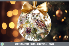 GorgeousAnimals Autumn Floral  Ornament design.