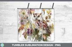 GorgeousAnimals Autumn Floral  Tumbler design.
