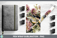GorgeousAnimals Autumn Floral  Pen Wrap design.