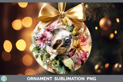 GorgeousAnimals Autumn Floral  Ornament design.