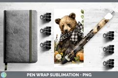 GorgeousAnimals Autumn Pumpkin Pen Wrap design.