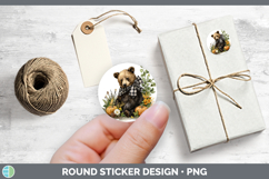 GorgeousAnimals Autumn Pumpkin Stickers design.