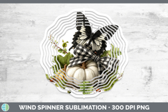 GorgeousAnimals Autumn Pumpkin Wind Spinner design.