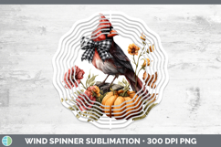 GorgeousAnimals Autumn Pumpkin Wind Spinner design.