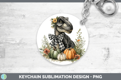 GorgeousAnimals Autumn Pumpkin Keychain design.