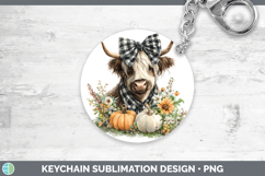 GorgeousAnimals Autumn Pumpkin Keychain design.