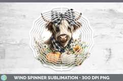 GorgeousAnimals Autumn Pumpkin Wind Spinner design.
