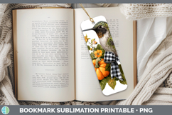 GorgeousAnimals Autumn Pumpkin Bookmark design.