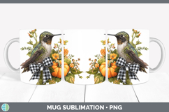 GorgeousAnimals Autumn Pumpkin Mug Wrap design.