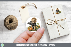GorgeousAnimals Autumn Pumpkin Stickers design.