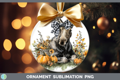 GorgeousAnimals Autumn Pumpkin Ornament design.