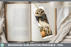 GorgeousAnimals Autumn Pumpkin Bookmark design.