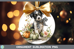GorgeousAnimals Autumn Pumpkin Ornament design.