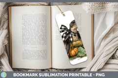 GorgeousAnimals Autumn Pumpkin Bookmark design.