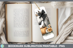 GorgeousAnimals Autumn Pumpkin Bookmark design.