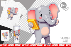 Back to School Animal Clipart Product Image 1