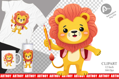 Back to School Animal Clipart Product Image 1