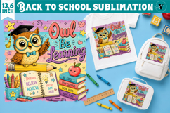 Back to School Sublimation | Cute Owl Classroom Product Image 1