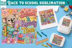 Back to School Sublimation | Cute Koala Classroom design Product Image 1