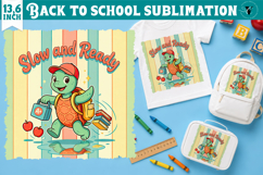 Back to School Sublimation | Cute turtles Classroom design Product Image 1