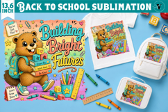 Back to School Sublimation | Cute animal Classroom design Product Image 1