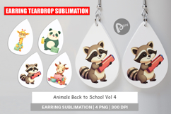 Earring Back to School Animals Product Image 1