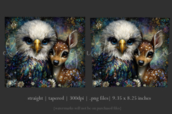 Animal Tumbler Wrap, Eagle x Fawn Sublimation, s1 Product Image 3