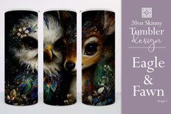 Animal Tumbler Wrap, Eagle x Fawn Sublimation, s2 Product Image 1