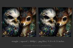 Animal Tumbler Wrap, Eagle x Fawn Sublimation, s2 Product Image 3