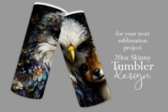 Animal Tumbler Wrap, Eagle x Fawn Sublimation, s3 Product Image 2