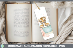 GorgeousAnimals Bathtub Bookmark design.