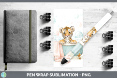 GorgeousAnimals Bathtub Pen Wrap design.