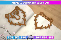 Bear Bookmark | Book Marker | Page Holder | Paperclip | CNC Product Image 1