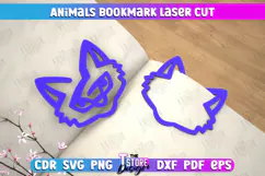 Cat Bookmark | Book Marker | Page Holder | Paperclip | CNC Product Image 1