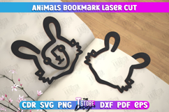 Animals Bookmark Laser Cut Bundle, Wooden Kids Bookmark SVG Product Image 7