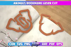 Dog Bookmark | Book Marker | Page Holder | Paperclip | CNC Product Image 1