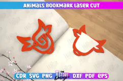 Cow Bookmark | Book Marker | Page Holder | Paperclip | CNC Product Image 1