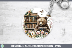 GorgeousAnimals Bookshelf Keychain design.