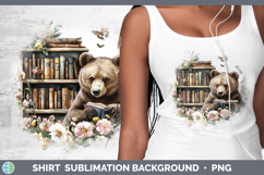 GorgeousAnimals Bookshelf Shirt design.