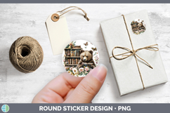 GorgeousAnimals Bookshelf Stickers design.