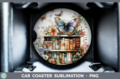 GorgeousAnimals Bookshelf Car Coaster design.