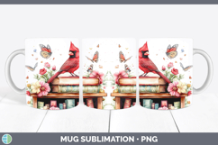 GorgeousAnimals Bookshelf Mug Wrap design.