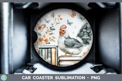 GorgeousAnimals Bookshelf Car Coaster design.