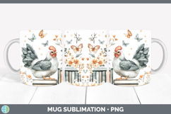 GorgeousAnimals Bookshelf Mug Wrap design.